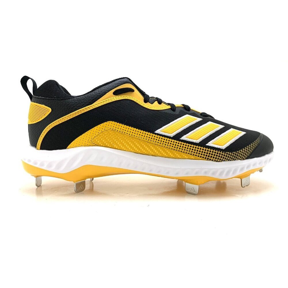 adidas Black and Yellow Men's Athletic Cleats